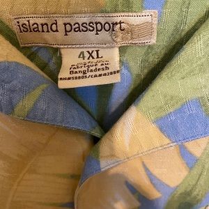 Men’s Hawaiian STYLE shirt size 4x